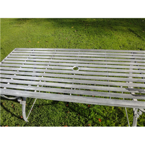 Rectangular Table 1.8m Galvanised